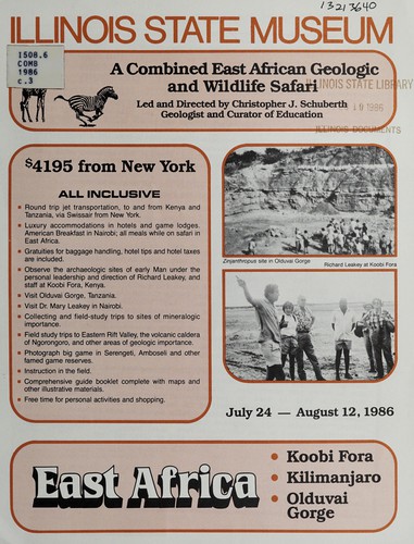 A Combined East African geologic and wildlife safari