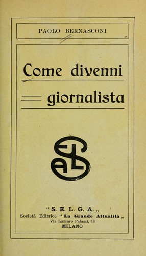 Come divenni giornalista