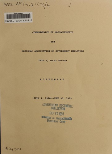 Commonwealth of Massachusetts and National Association of Government Employees, Unit 3, Local RI-219