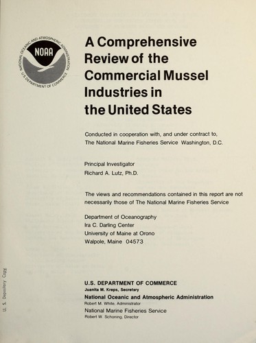 A Comprehensive review of the commercial mussel industries in the United States
