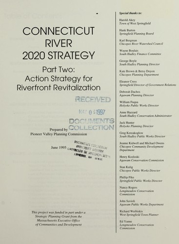 Connecticut River 2020 strategy