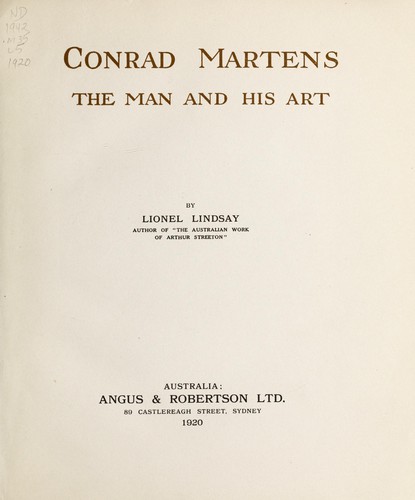 Conrad Martens