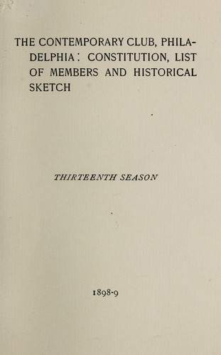 Constitution, list of members and historical sketch