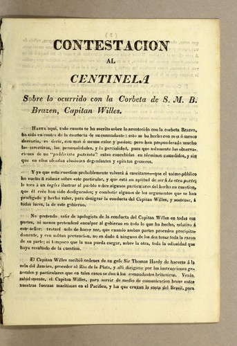 Contestacion al Centinela