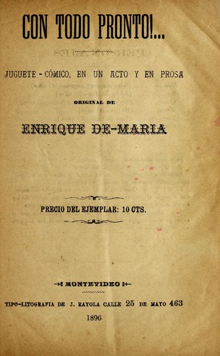 !Con todo pronto!--