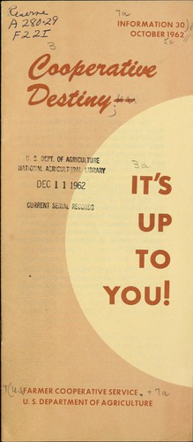 Cooperative destiny--it's up to you!