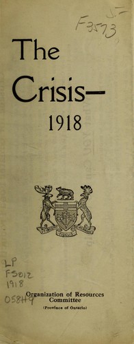 The crisis - 1918