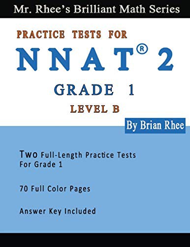 Two Full Length Full Color Practice Tests for the NNAT2---Grade 1