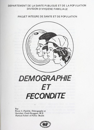 Démographie et fécondité