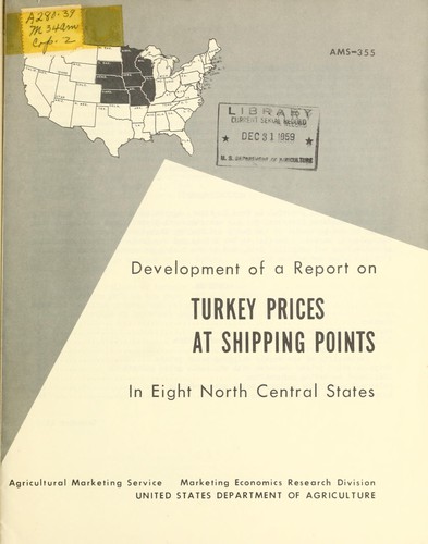 Development of a report on turkey prices at shipping points in eight north central states
