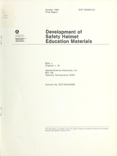 Development of safety helmet education materials