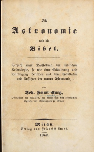 Die astronomie und die Bibel
