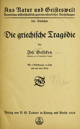 Die griechische Tragödie