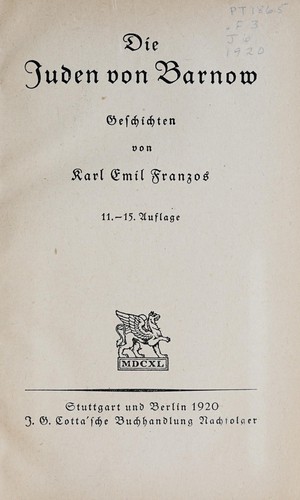 Die Juden von Barnow