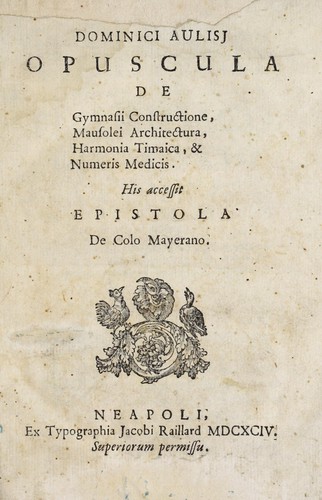 Dominici Aulisi Opuscula