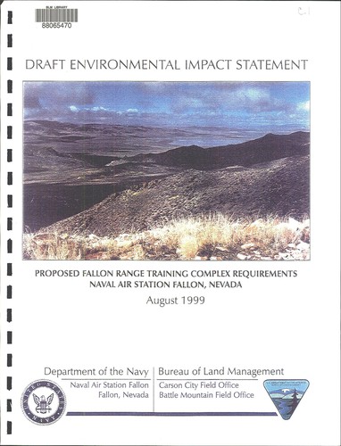 Draft environmental impact statement