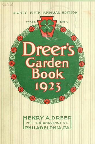 Dreer's garden book 1923