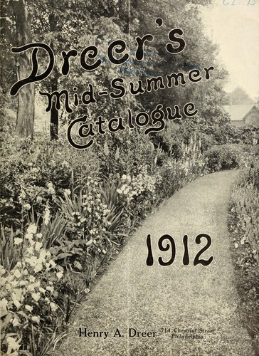 Dreer's mid-summer catalogue 1912