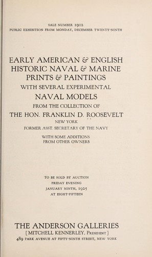 Early American & English historic naval & marine prints & paintings with several experimental naval models