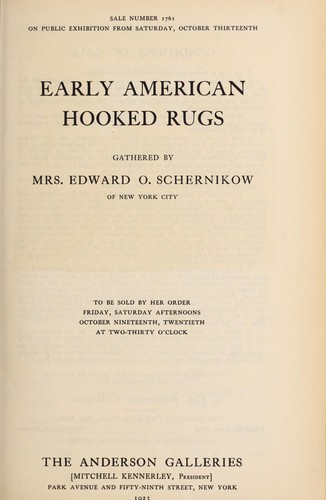 Early American hooked rugs