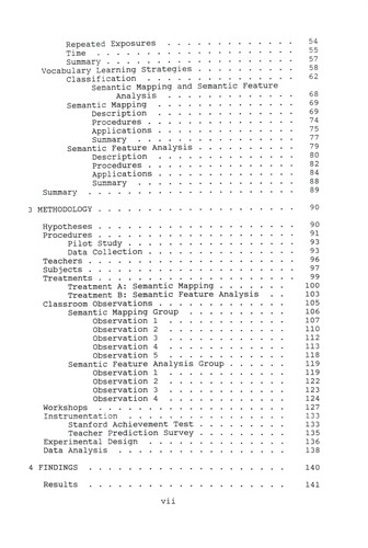 Effects of semantic mapping and semantic feature analysis on the outcomes of seventh grade Spanish-speaking limited English proficient students