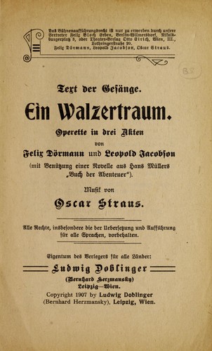 Ein walzertraum