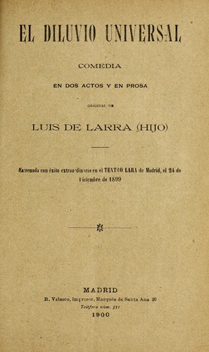 El diluvio universal