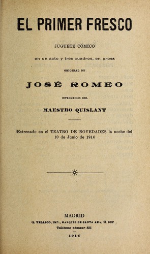 El primer fresco