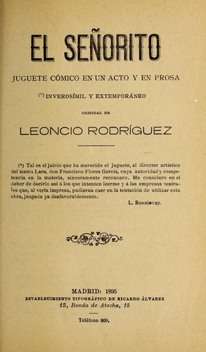El señorito