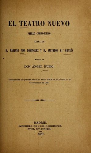 El teatro nuevo