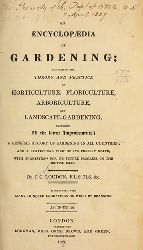 An encyclopædia of gardening