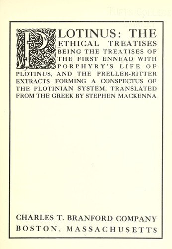 The ethical treatises