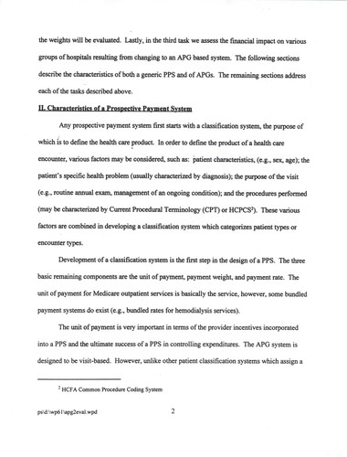 Evaluation of version two of the ambulatory patient group system