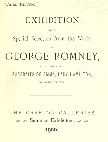 Exhibition of a special selection from the works by George Romney