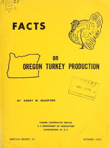 Facts on Oregon turkey production
