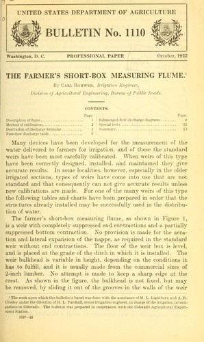 The farmer's short-box measuring flume