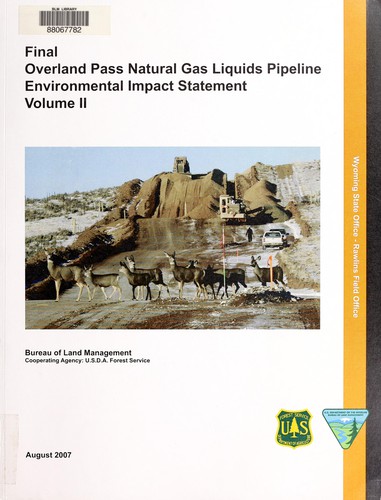 Final Overland Pass natural gas liquids pipeline environmental impact statement