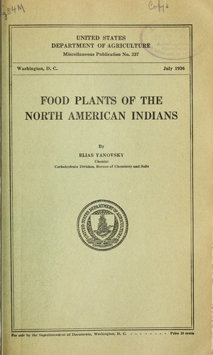 Food plants of the North American Indians