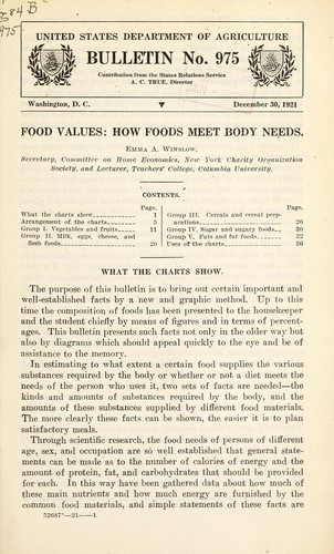 Food values