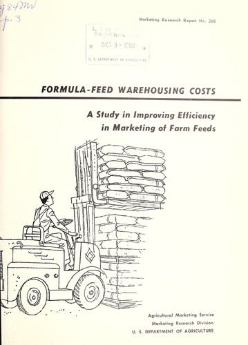 Formula-feed warehousing costs