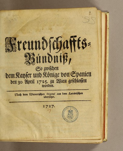 Freundschaffts-Bündniss