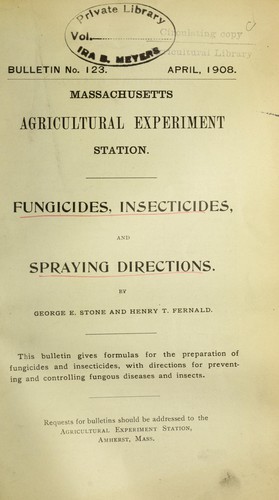 Fungicides, insecticides, and spraying directions