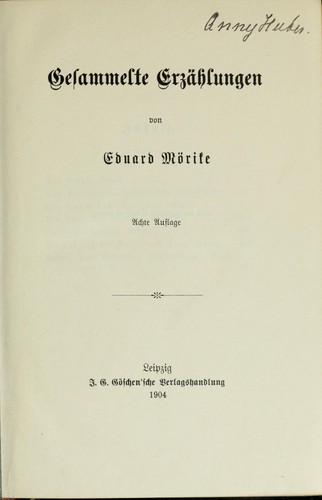 Gesammelte Schriften