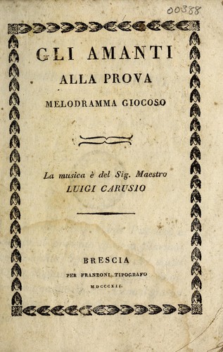 Gli amanti alla prova
