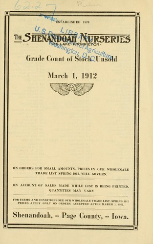 Grade count of stock unsold