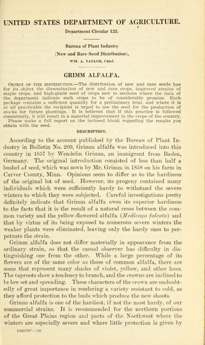 Grimm alfalfa
