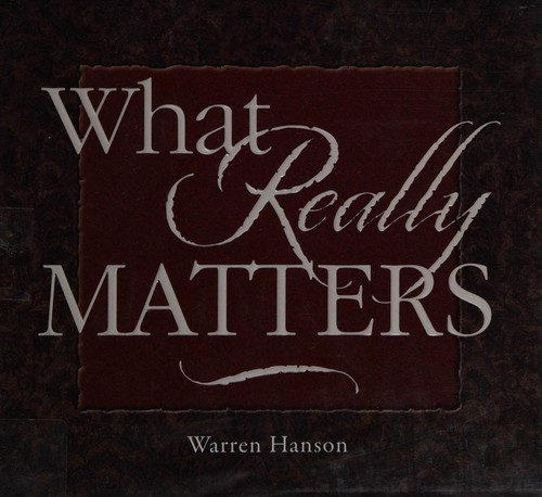 What really matters