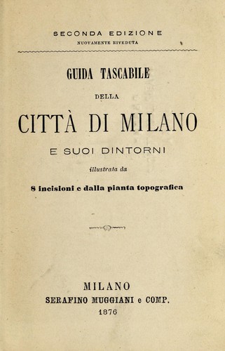 Guida tascabile della città di Milano e suoi dintorni