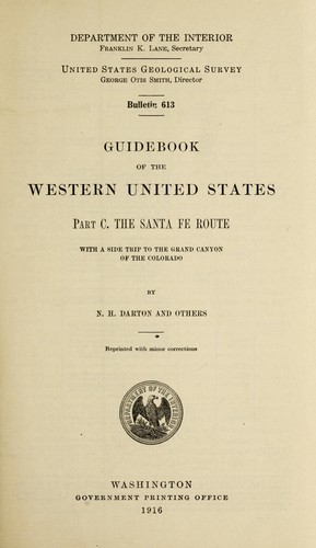 Guidebook of the western United States