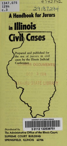 A handbook for jurors in Illinois civil cases